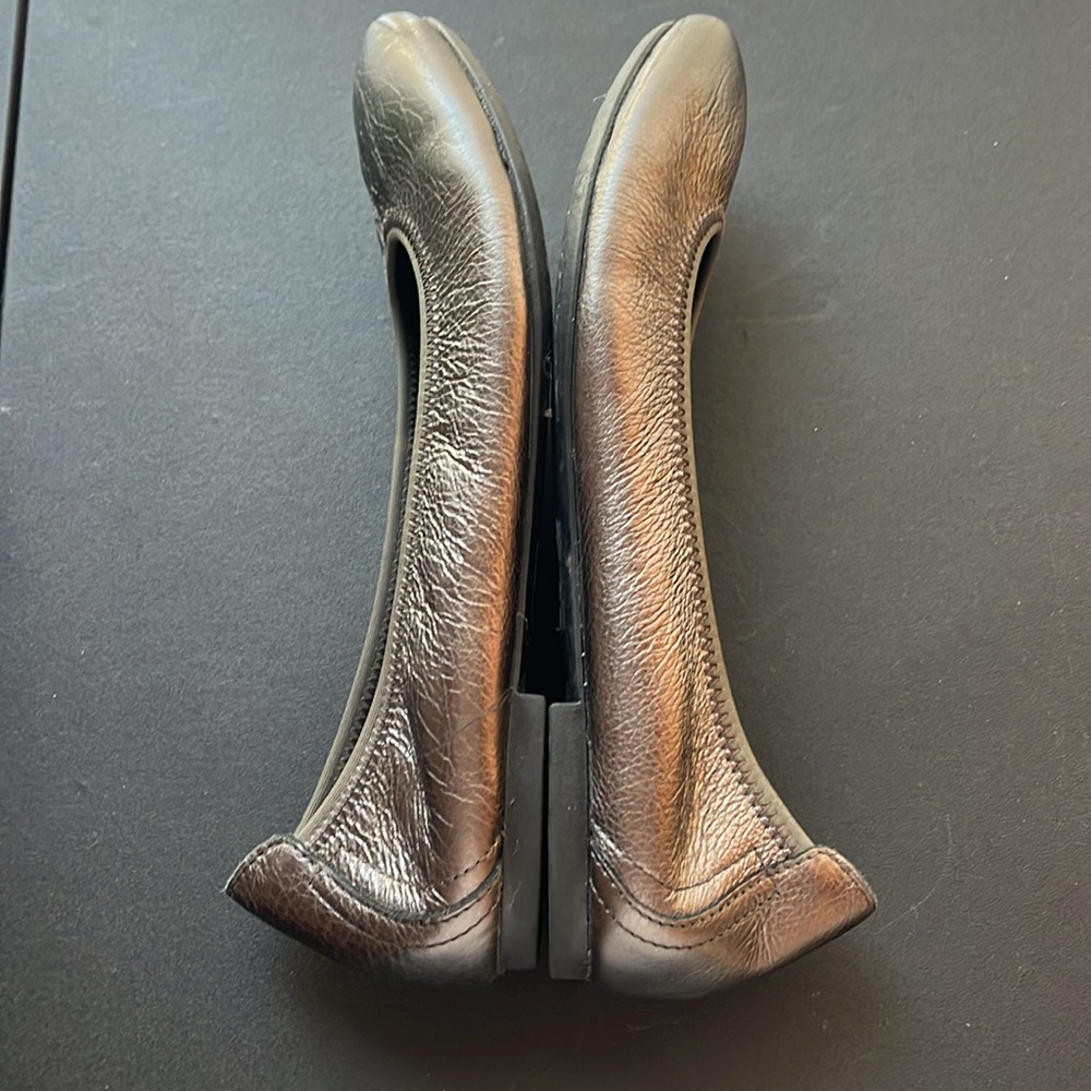 BORN Bronze Ballet Flats Comfort Leather Size 9 - Picture 5 of 8
